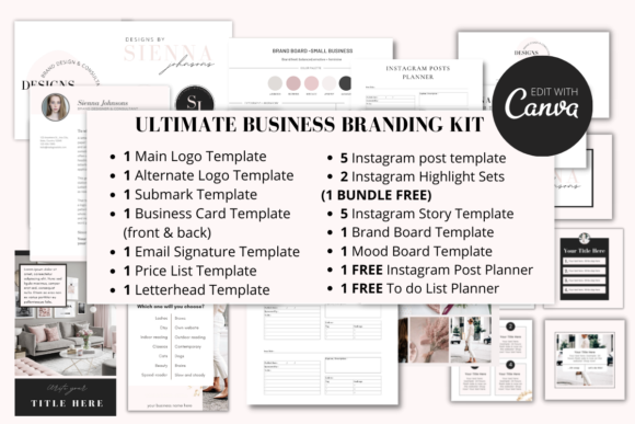 Download Complete Business Branding Kit for Canva - Premium Resources