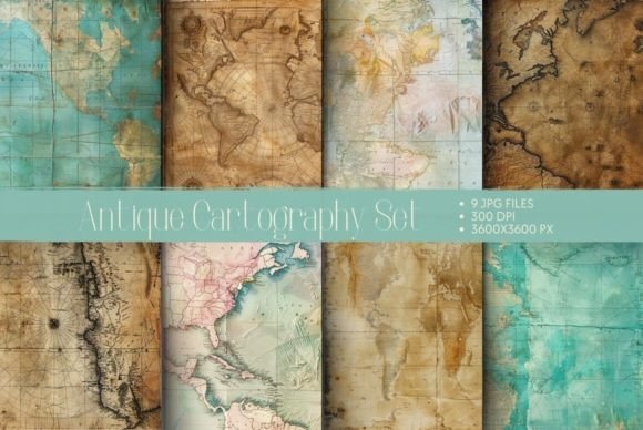 Download Antique Cartography Set - Cartography Collection